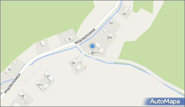 Wojciechowice, Wojciechowice, 85, mapa Wojciechowice