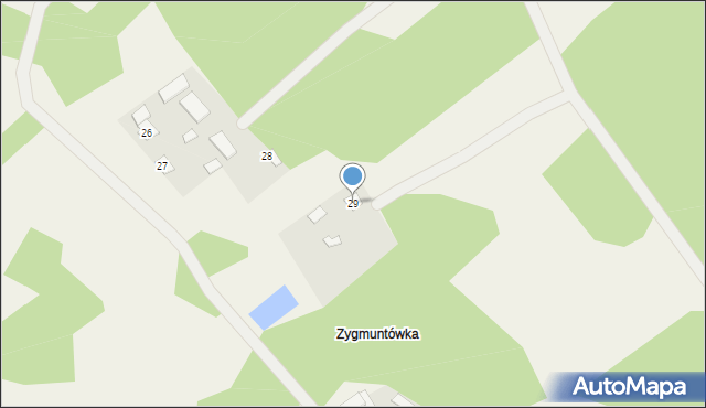 Wojciechówka, Wojciechówka, 29, mapa Wojciechówka