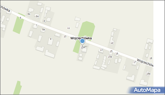 Wojciechówka, Wojciechówka, 12A, mapa Wojciechówka