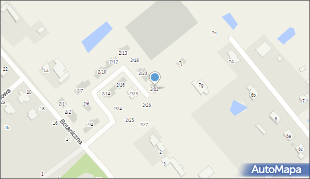 Wojciechówka, Wojciechówka, 2/22, mapa Wojciechówka