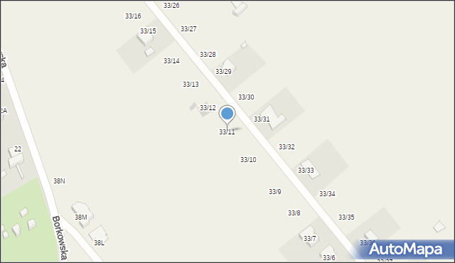 Wojciechówka, Wojciechówka, 33/11, mapa Wojciechówka