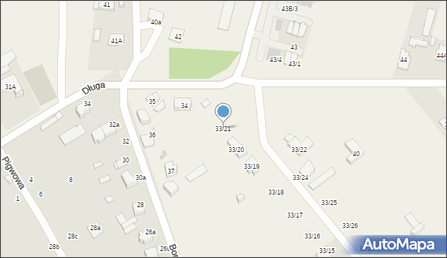 Wojciechówka, Wojciechówka, 33/21, mapa Wojciechówka