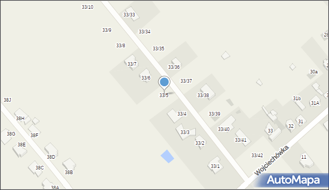 Wojciechówka, Wojciechówka, 33/5, mapa Wojciechówka