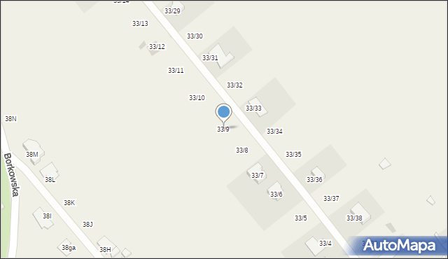 Wojciechówka, Wojciechówka, 33/9, mapa Wojciechówka