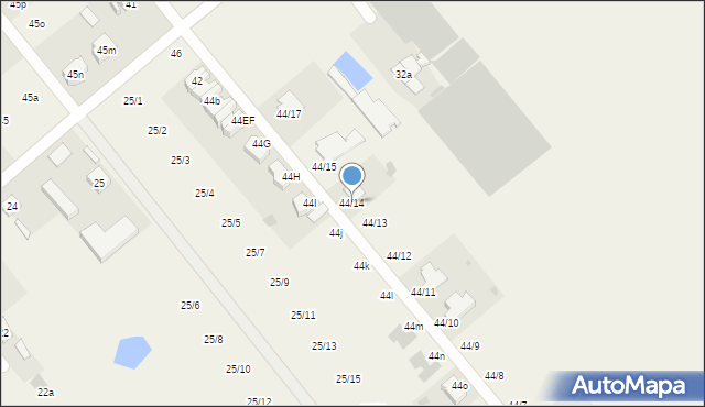 Wojciechówka, Wojciechówka, 44/14, mapa Wojciechówka