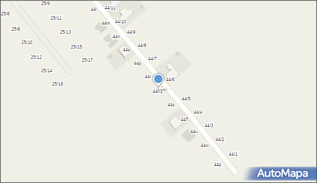 Wojciechówka, Wojciechówka, 44r/1, mapa Wojciechówka