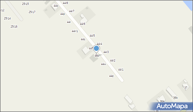 Wojciechówka, Wojciechówka, 44u, mapa Wojciechówka