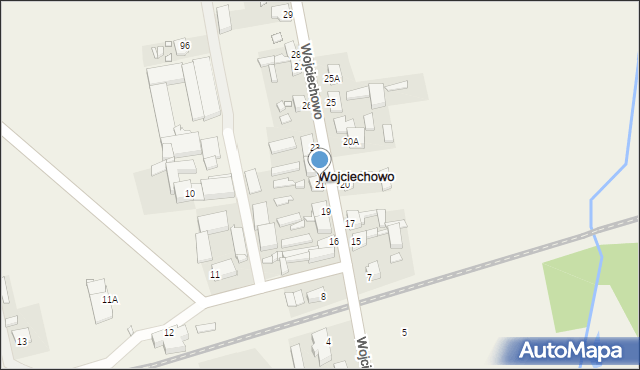 Wojciechowo, Wojciechowo, 21, mapa Wojciechowo