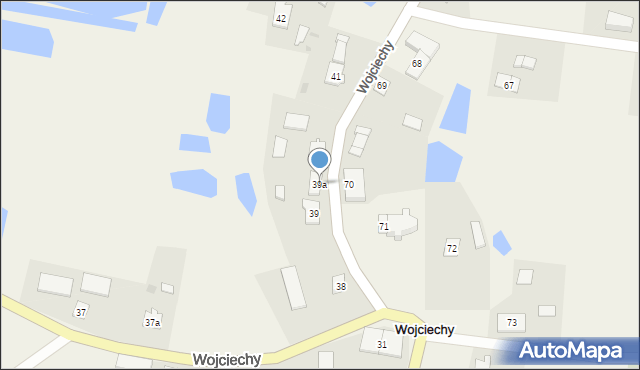 Wojciechy, Wojciechy, 39a, mapa Wojciechy