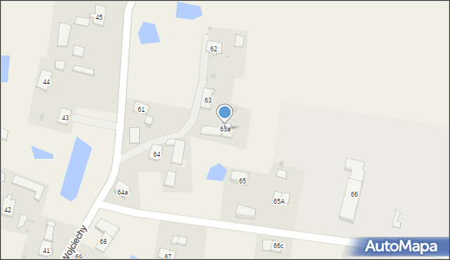 Wojciechy, Wojciechy, 63a, mapa Wojciechy