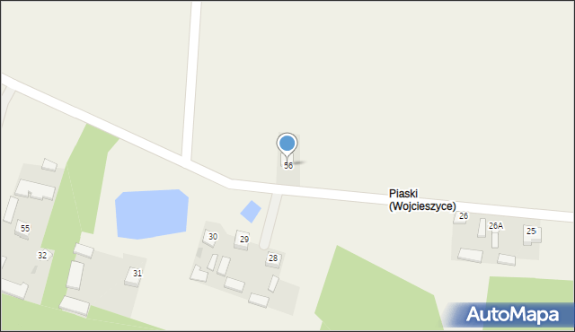 Wojcieszyce, Wojcieszyce, 56, mapa Wojcieszyce