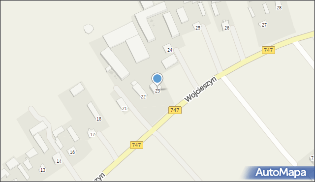 Wojcieszyn, Wojcieszyn, 23, mapa Wojcieszyn