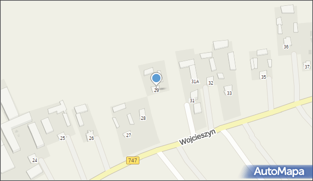 Wojcieszyn, Wojcieszyn, 29, mapa Wojcieszyn