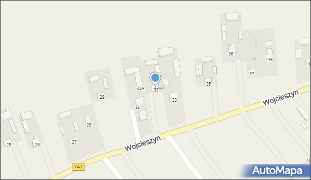 Wojcieszyn, Wojcieszyn, 32, mapa Wojcieszyn