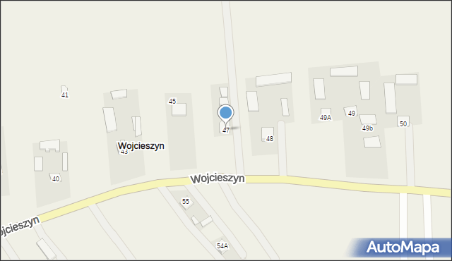 Wojcieszyn, Wojcieszyn, 47, mapa Wojcieszyn