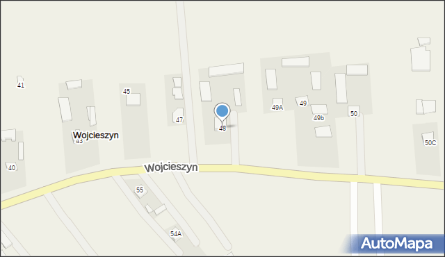 Wojcieszyn, Wojcieszyn, 48, mapa Wojcieszyn