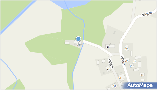 Wójcin, Wójcin, 43, mapa Wójcin