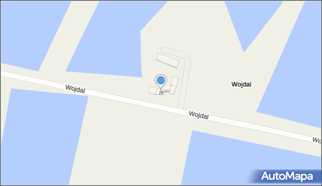 Wojdal, Wojdal, 16, mapa Wojdal