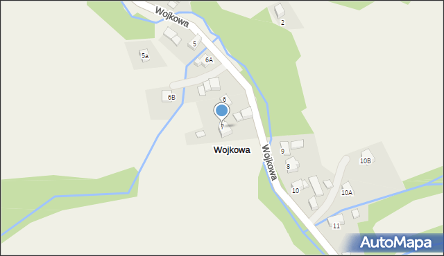 Wojkowa, Wojkowa, 7, mapa Wojkowa