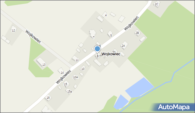 Wojkowiec, Wojkowiec, 9, mapa Wojkowiec