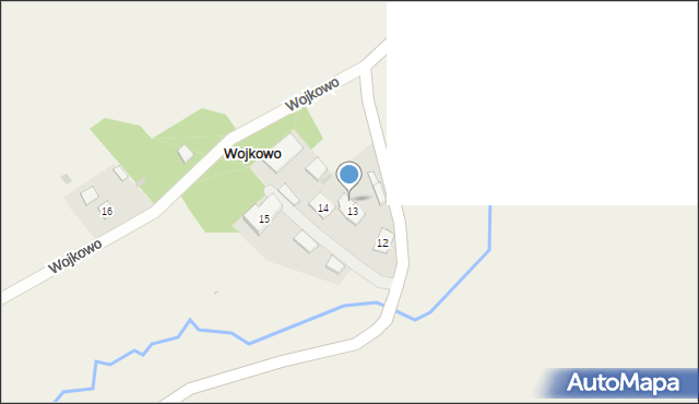 Wojkowo, Wojkowo, 13a, mapa Wojkowo