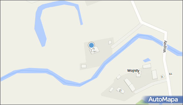 Wojnity, Wojnity, 7a, mapa Wojnity