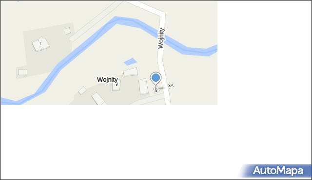 Wojnity, Wojnity, 8, mapa Wojnity