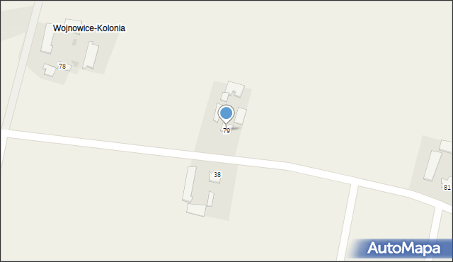 Wojnowice, Wojnowice, 79, mapa Wojnowice