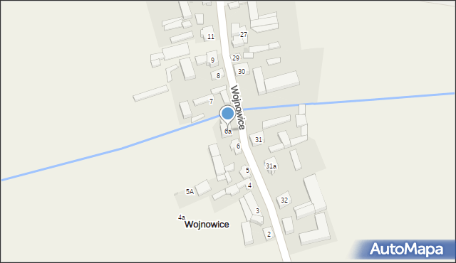 Wojnowice, Wojnowice, 6a, mapa Wojnowice