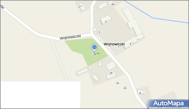 Wojnowiczki, Wojnowiczki, 26, mapa Wojnowiczki