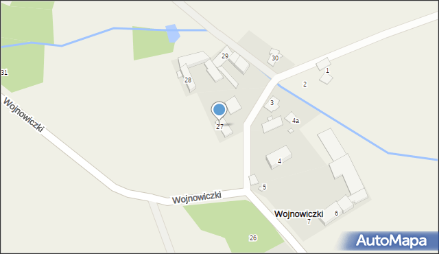 Wojnowiczki, Wojnowiczki, 27, mapa Wojnowiczki