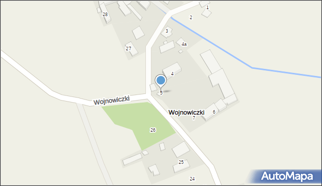 Wojnowiczki, Wojnowiczki, 5, mapa Wojnowiczki