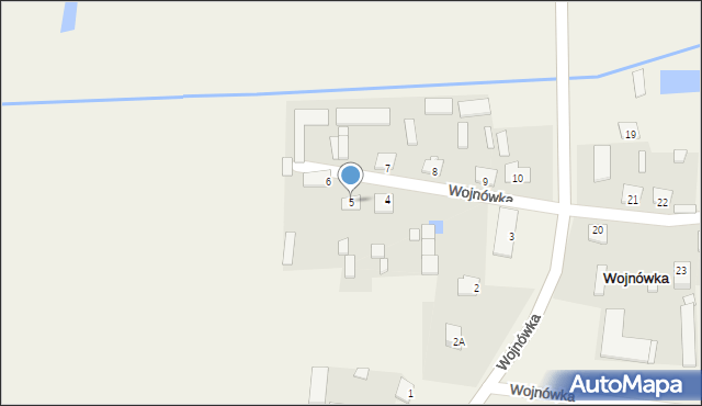 Wojnówka, Wojnówka, 5, mapa Wojnówka