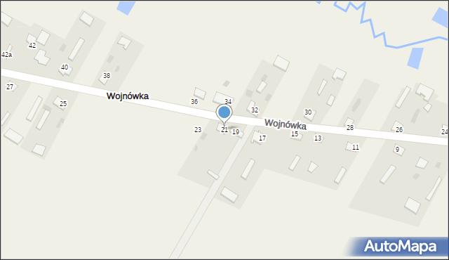 Wojnówka, Wojnówka, 21, mapa Wojnówka