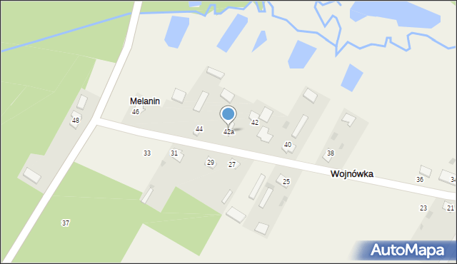 Wojnówka, Wojnówka, 42a, mapa Wojnówka