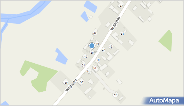 Wojnowo, Wojnowo, 48, mapa Wojnowo
