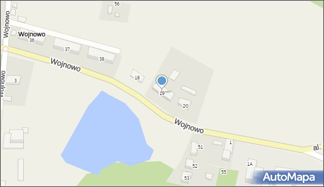 Wojnowo, Wojnowo, 19, mapa Wojnowo