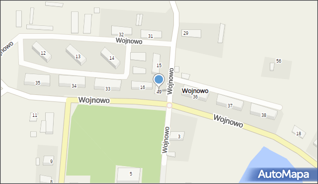 Wojnowo, Wojnowo, 49, mapa Wojnowo