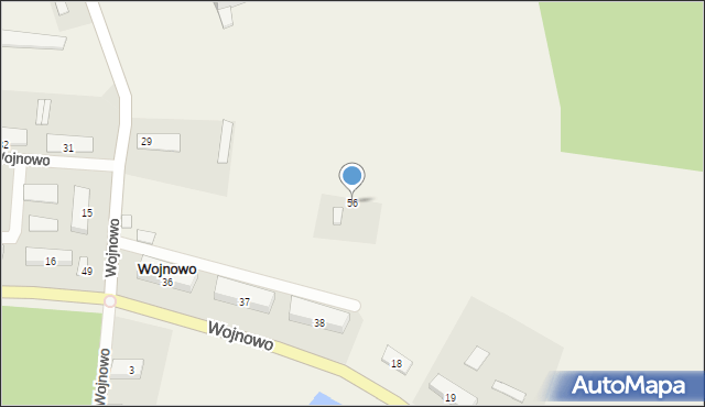 Wojnowo, Wojnowo, 56, mapa Wojnowo