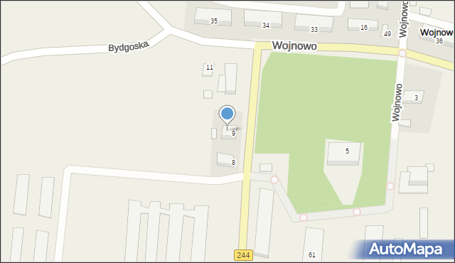 Wojnowo, Wojnowo, 9/2, mapa Wojnowo