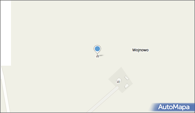 Wojnowo, Wojnowo, 49, mapa Wojnowo