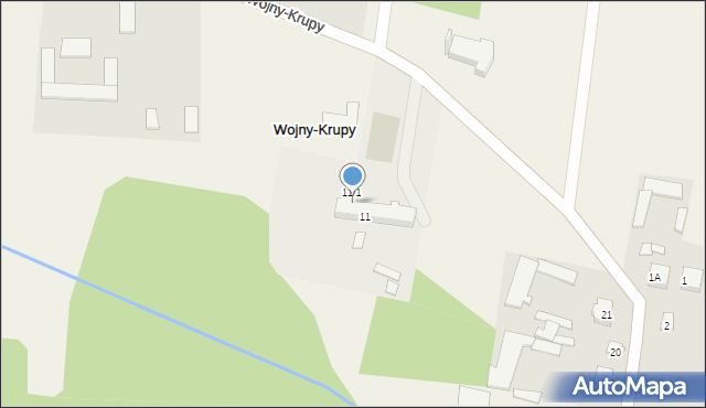 Wojny-Krupy, Wojny-Krupy, 11/2, mapa Wojny-Krupy