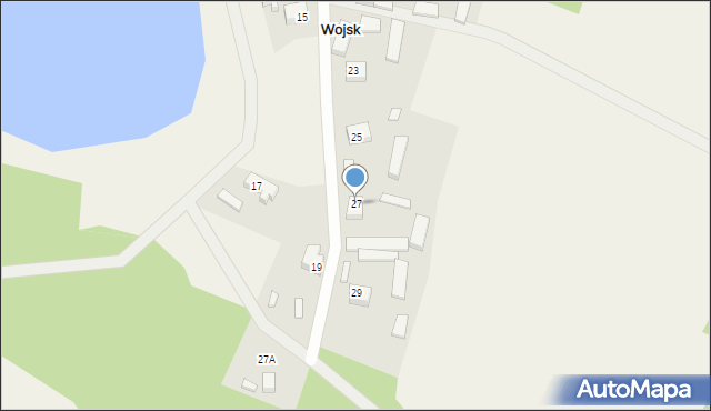 Wojsk, Wojsk, 27, mapa Wojsk