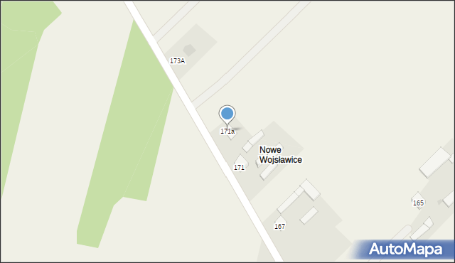 Wojsławice, Wojsławice, 171a, mapa Wojsławice