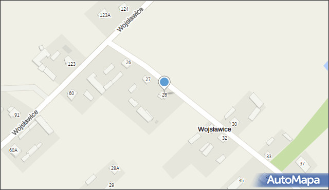 Wojsławice, Wojsławice, 28, mapa Wojsławice