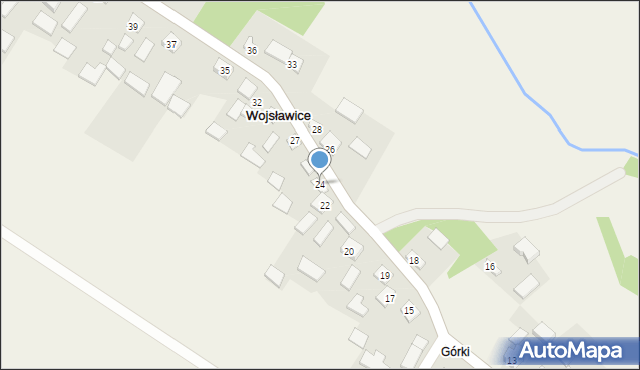 Wojsławice, Wojsławice, 24, mapa Wojsławice