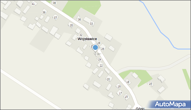 Wojsławice, Wojsławice, 25, mapa Wojsławice