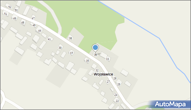 Wojsławice, Wojsławice, 36, mapa Wojsławice