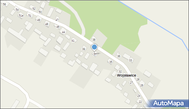 Wojsławice, Wojsławice, 37, mapa Wojsławice