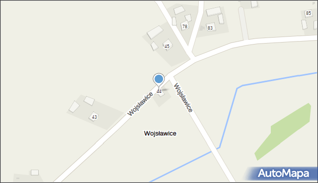 Wojsławice, Wojsławice, 44, mapa Wojsławice